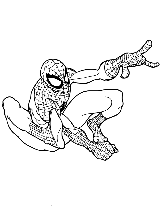 free printable spider-man coloring pages | h &amp; m coloring pages