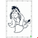 Disney Eeyore Colouring Pages 