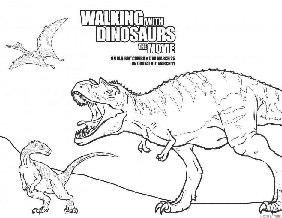 walking with dinosaurs free printable coloring pages and dvd 