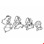 Sonic Mario Y Sus Amigos Colouring Pages