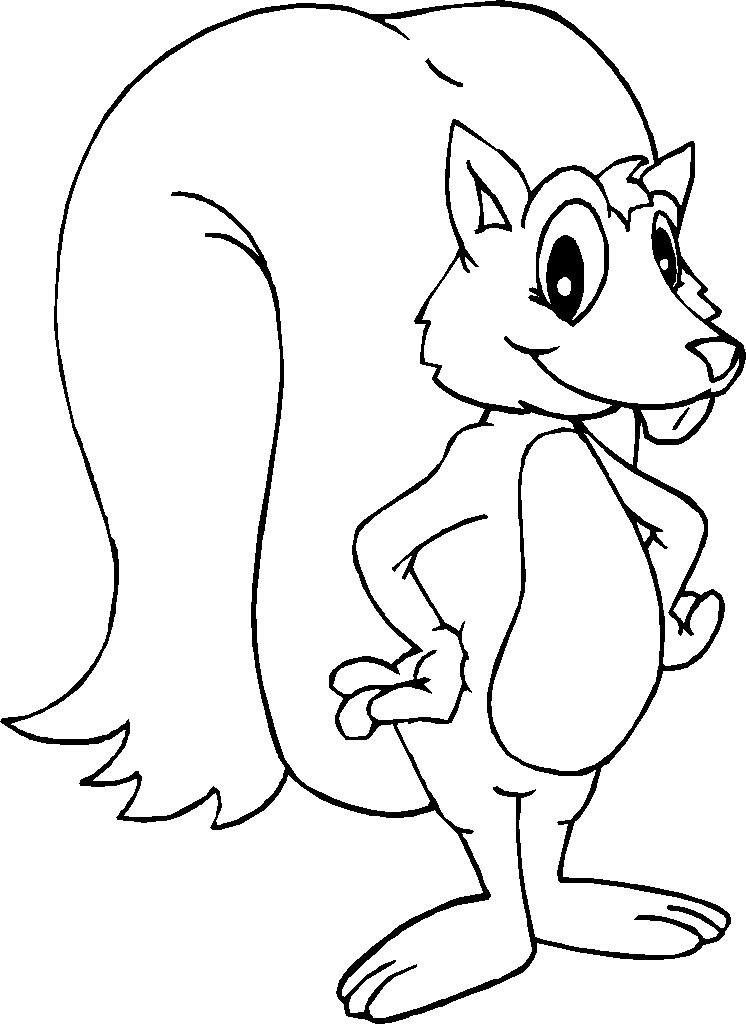 free printable squirrel coloring pages | coloring pages
