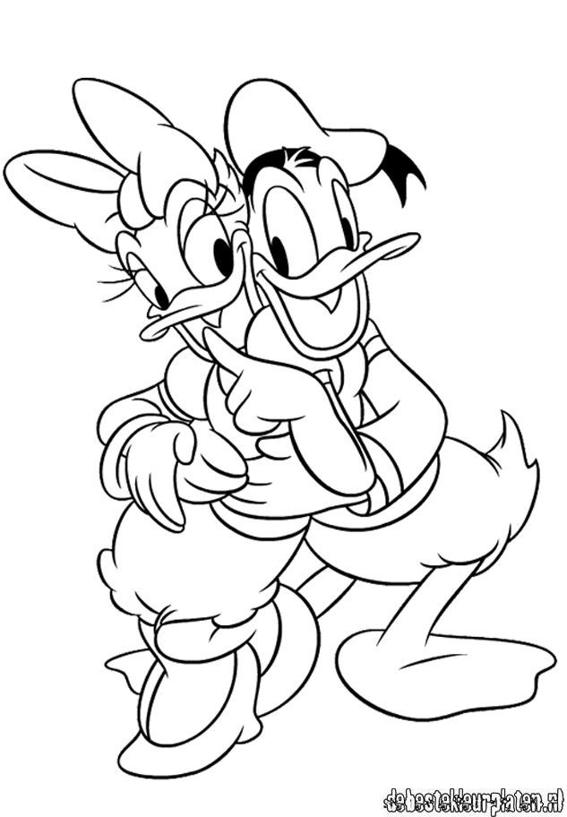 donald duck free printable coloring pages