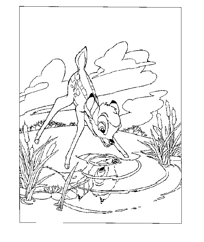 bambi coloring pages | free coloring pages