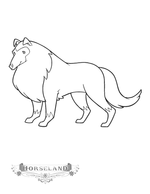coloring page - horseland coloring pages 2