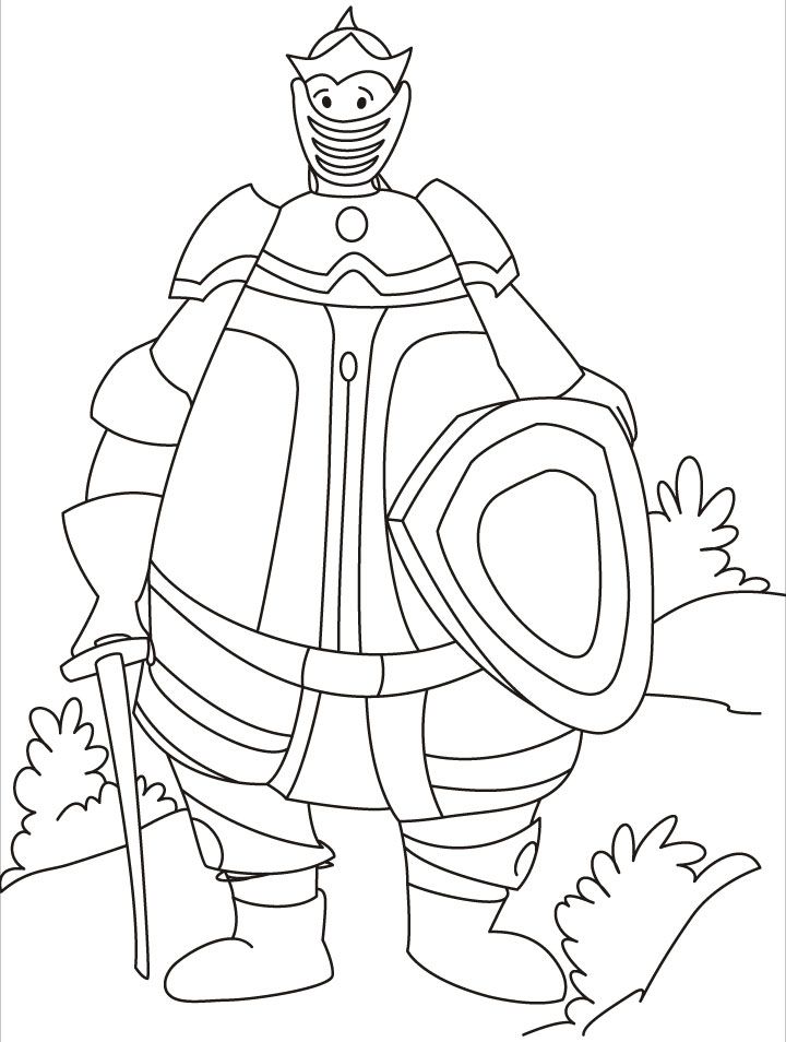medieval coloring pages knights | coloring pages for kids