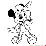 Pages Micky Cartoons Mickey Mouse Printable Coloring Page  