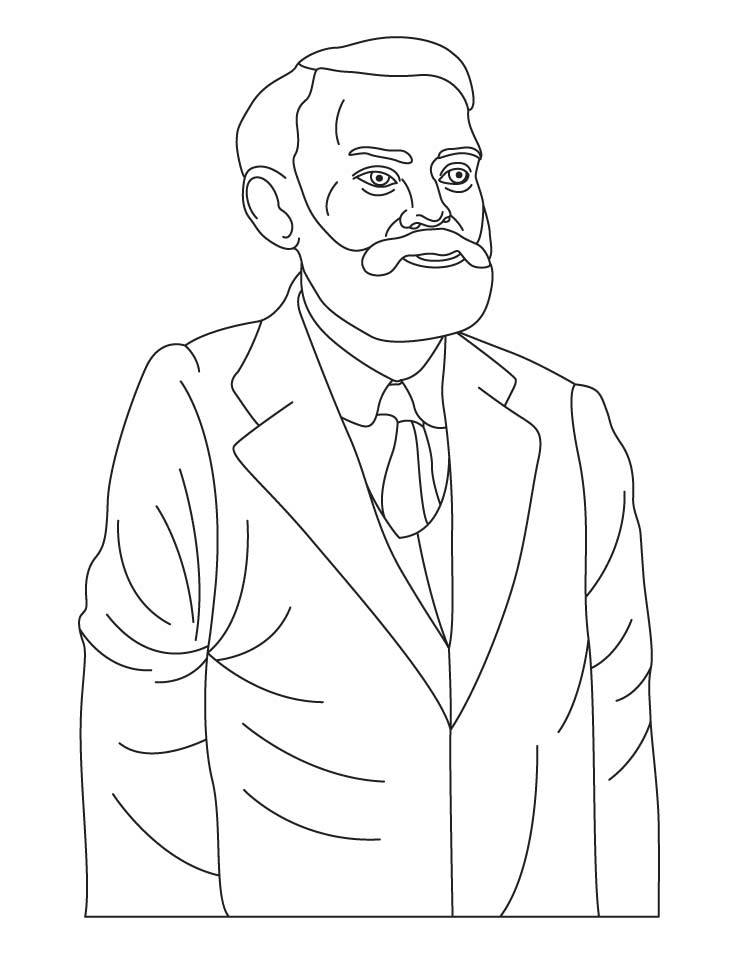 alfred bernhard nobel coloring pages | download free alfred 