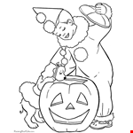 Happy Halloween Coloring Page
