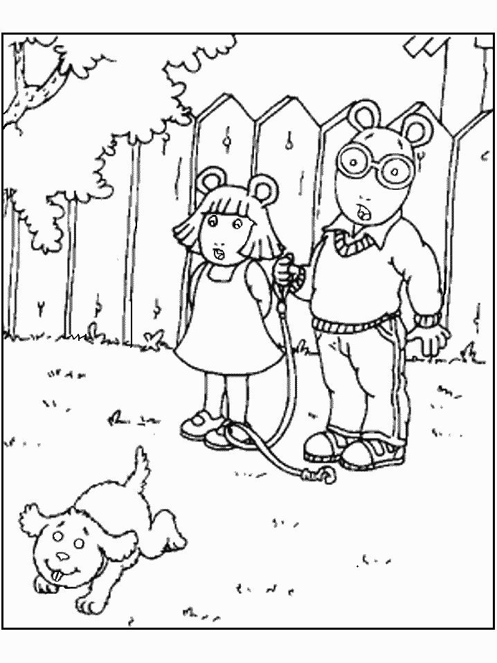 arthur coloring page | coloring picture hd for kids | fransus 
