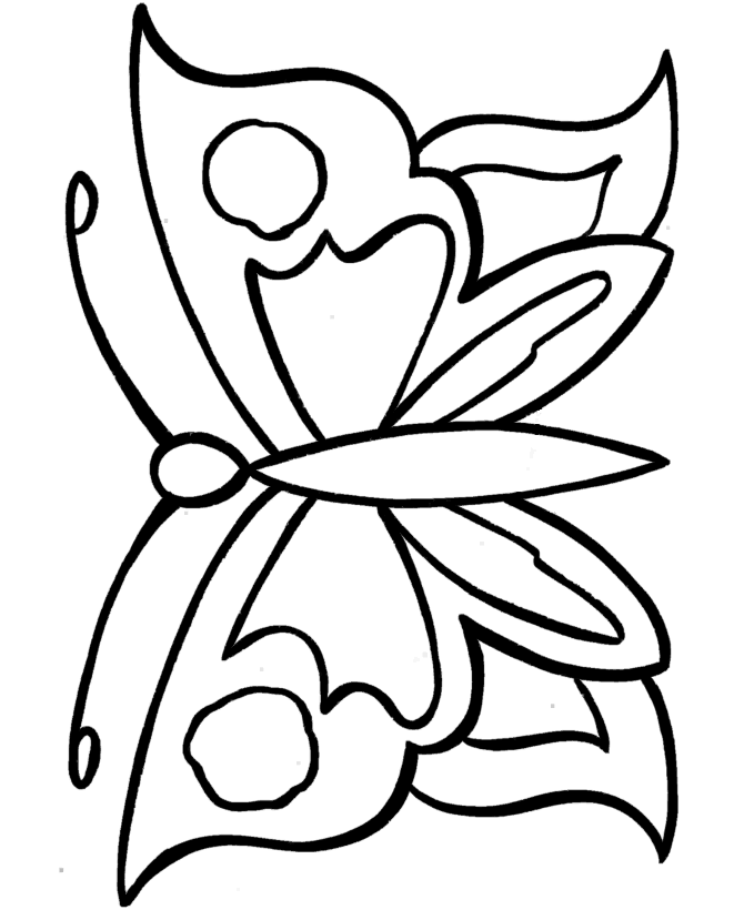 butterfly coloring page for kids | free coloring pages