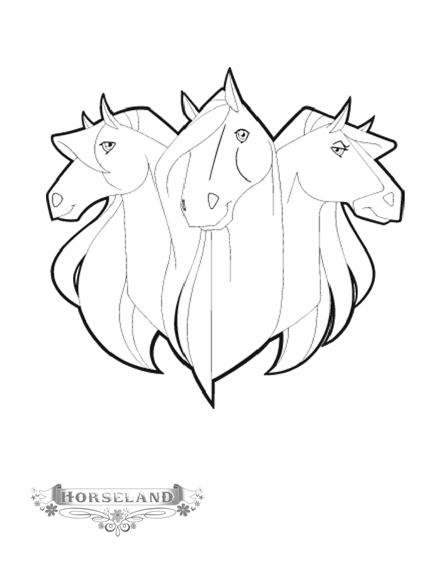horseland | free printable coloring pages â€“ coloringpagesfun.